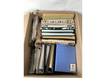 Large Box Of Assorted Premade Scrapbooks (see Photos)