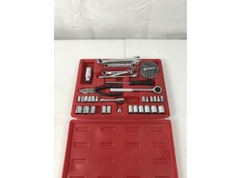 Alltrade Brand Socket Set With Various Wrenches (see Photos)