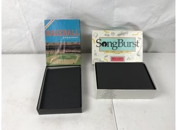 Baseball Strategy And Song Burst Board Games