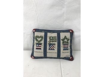 United States Themed Decorative Pillow