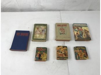 Antique Childrens Story Books, Such As Apple Mary, Gene Autry, Dick Tracy, Roy Rodgers Stories