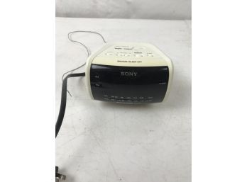 Vintage Sony Digital Display Alarm Clock And Radio