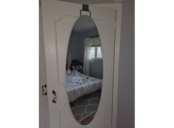 Large & Heavy Over The Door Wall Mirror
