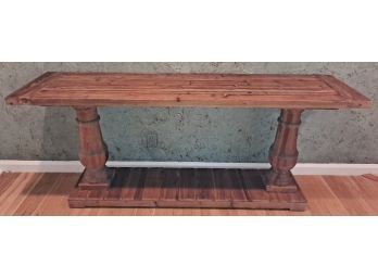 Large Wooden Side Table