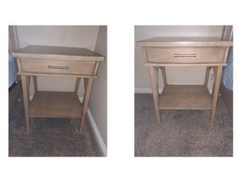 Pair Of Stone & Leigh End Tables