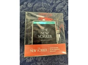 The New Yorker Hand-Crafted Glass Christmas Ornament - NEW