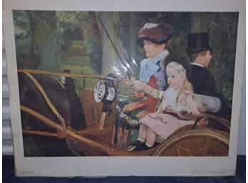 Print - 'Woman And Child Driving' By Mary Cassatt
