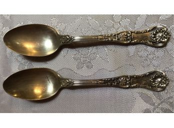 Sterling Silver Demitasse Spoons (41.2 Grams)