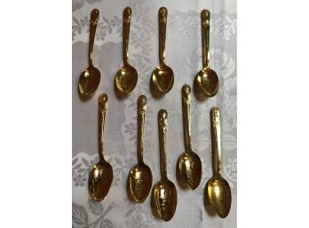 Vintage Presidential Spoons In Original Box