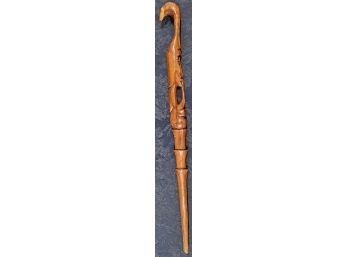 Carved Wooden Walking Stick