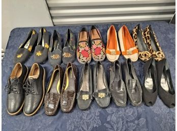 Large Pair Of Women's Shoe Size 8.5 Including Gucci, Cole Hann, & More!