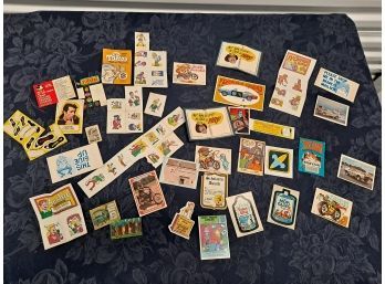 Large Vintage Stickers, Cards, & More Lot!