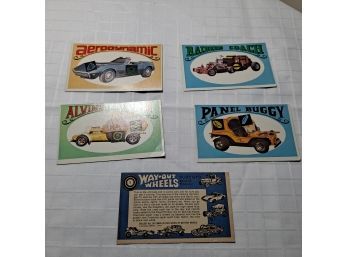 Vintage Way-Out Wheels Cards Lot #C31