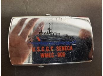 Vintage Belt Buckle - USCGC Seneca