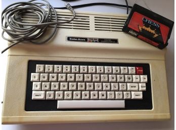 Vintage Radio Shack TRS-80 Color Computer 2 & Chess Game Cartridge