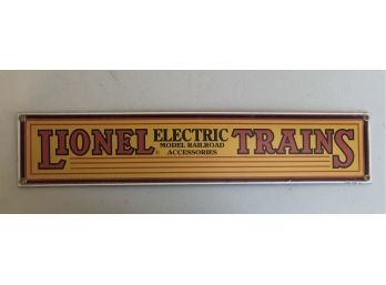 Lionel Trains Metal Sign - BRAND NEW SEALED!