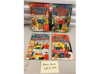 1973 Archie Series Comics Lot 4