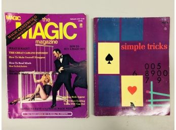 1955 & 1978 Simple Tricks & Magic Book
