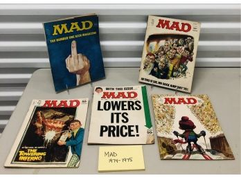 1974-1975 MAD Magazine