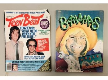 1970s Teen Beat & Bananas Magazine