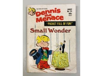 1975 Dennis The Menace Pocket Full Of Fun Small Wonder Book