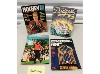 1970s Sports Yearbooks & 1960s Sports Magazines