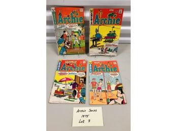 1975 Archie Series Comics Lot 7