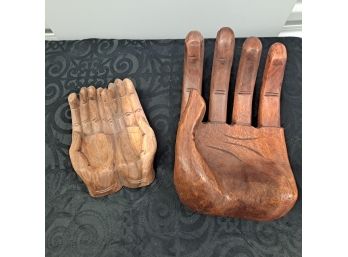 Decorative Wooden Hands
