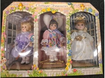 8' Limited Collector's Edition Porcelain Dolls