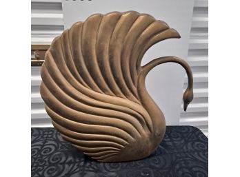 Large Metal Swan