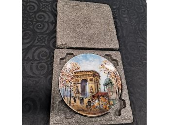 'L'Arc De Triomphe' Collector's Plate