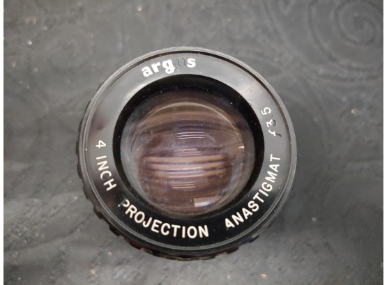 Argus 4 Inch Projection Anastigmat Lens