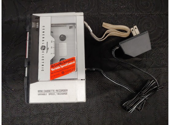 Vintage GE Cassette Recorder
