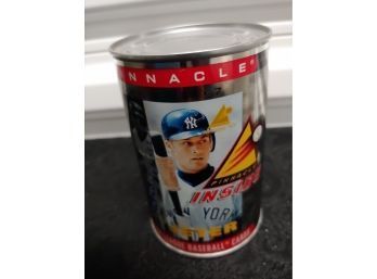 Jeter Baseball Card In A Can