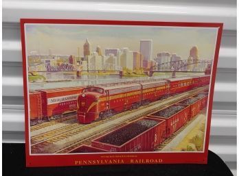 Pennsylvania Railroad Metal Picture