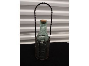 Vintage Milk Protector Bottle And Carrying Case