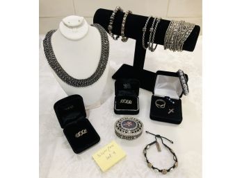 Silvertone Jewelry Collection Lot 4