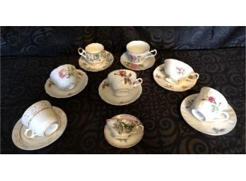Fine Bone China Teacup Collection Lot 1