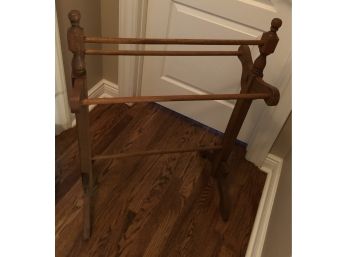 Solid Wood Quilt Rack