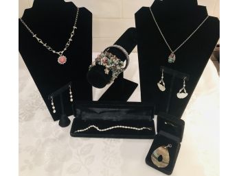 Genuine Stone & Freshwater Pearl Jewelry