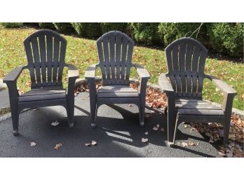 Outdoor Stackable Adirondack Chairs