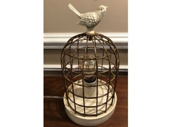 Adorable Birdcage Accent Lamp