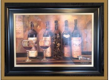 Wine Bottle Collection Artwork