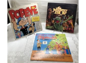 Vintage Records - The Muppets, The Chipmunks & Popeye