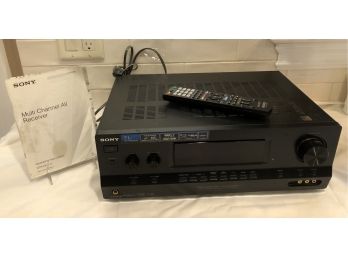 Sony Multi-Channel AV Receiver & Remote