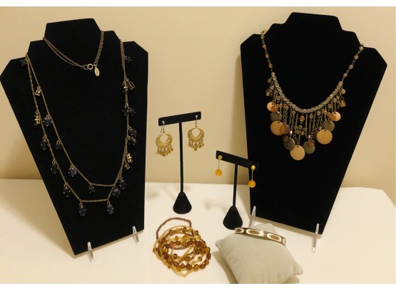 Goldtone Fashion Jewelry Collection Lot 3