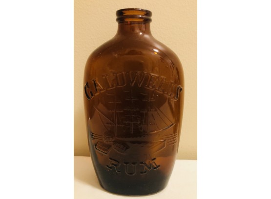 Vintage Caldwells Rum Bottle