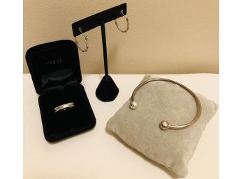 Sterling Silver Jewelry Collection (12.7 Grams)