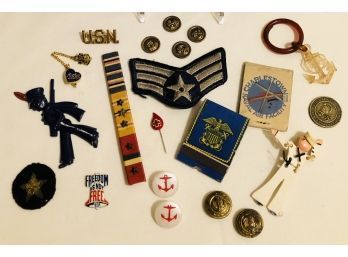 Vintage Military Jewelry & Trinkets