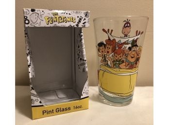 The Flintstones Pint Glass - NEW IN BOX!